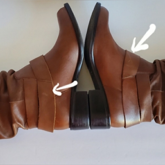 Matisse Robbie Brown Side Buckle Boots, Size 6 - Picture 5 of 6